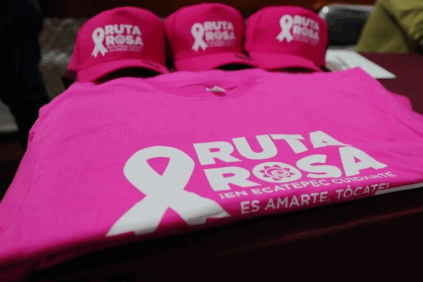 La estrategia 'La Ruta Rosa' llevará más de 2 mil mastografías a 39 comunidades de Ecatepec durante este mes.