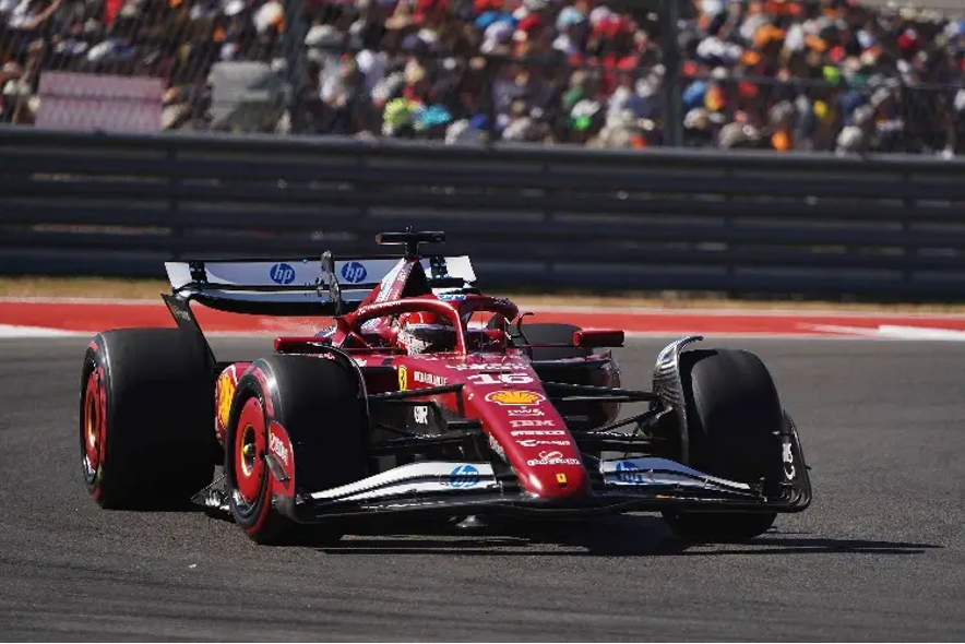 El monegasco Charles Leclerc, de Ferrari, fue el más rápido durante la primera práctica libre rumbo al Gran Premio de la Ciudad de México de Fórmula 1, el 24 de octubre de 2025.