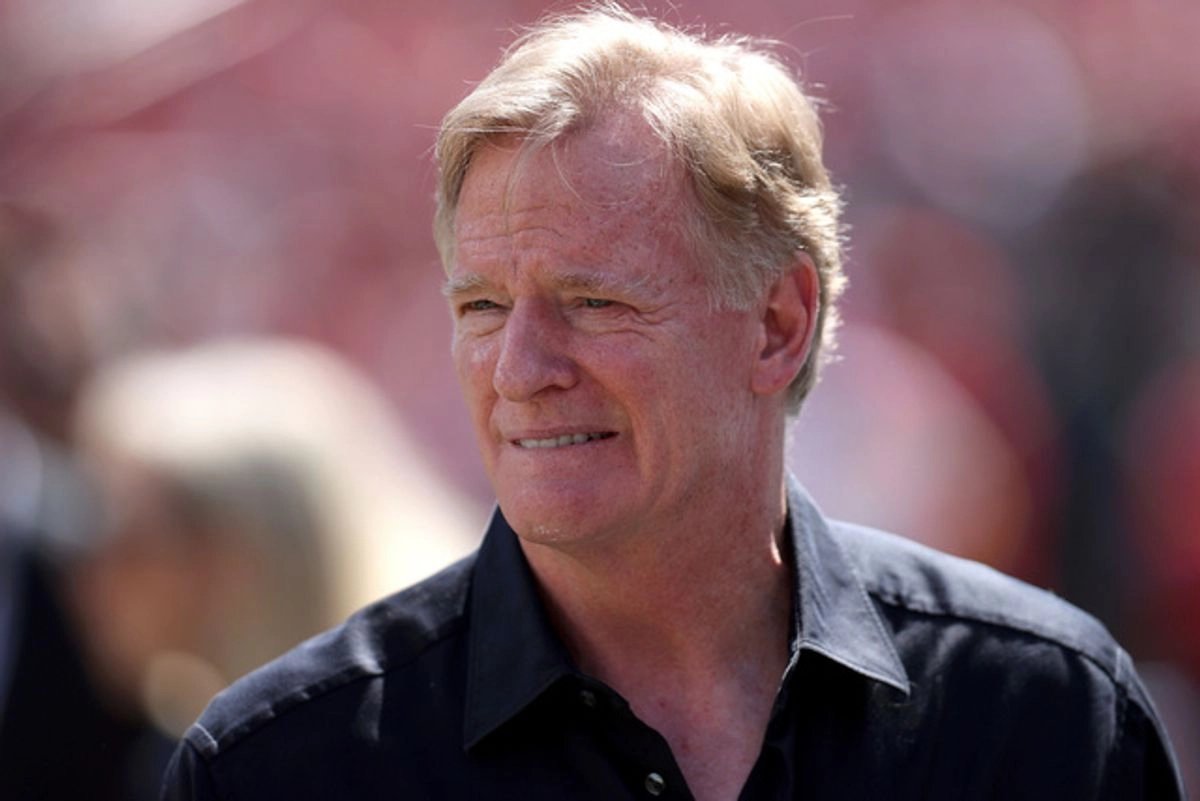 "Volveremos a Ciudad de México el próximo año, lo cual nos entusiasma mucho", señaló el comisionado Roger Goodell en el Twickenham Stadium, durante la conferencia Leaders in Sport. Imagen del 21 de septiembre de 2025.