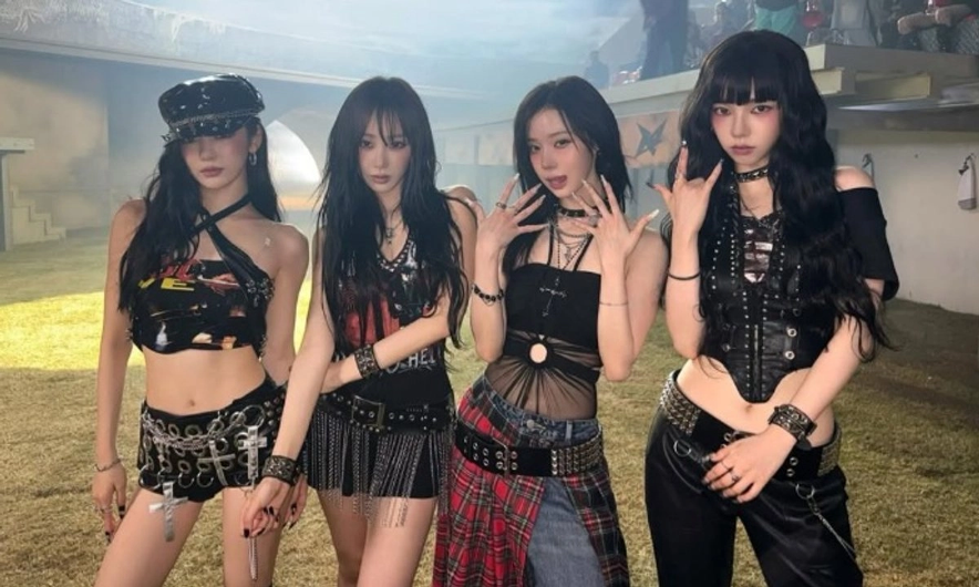 El grupo femenino Aespa afirmó que donará 500 mil dólares de Hong Kong (64 mil dólares estadunidenses) a la Cruz Roja de Hong Kong