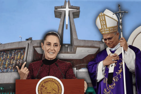 “En esta fecha tan especial para el pueblo de México conversé por llamada telefónica con su santidad el papa León XIV para invitarlo a visitar nuestro país”, señaló la presidenta Claudia Sheinbaum.