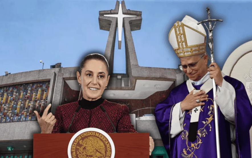 “En esta fecha tan especial para el pueblo de México conversé por llamada telefónica con su santidad el papa León XIV para invitarlo a visitar nuestro país”, señaló la presidenta Claudia Sheinbaum.