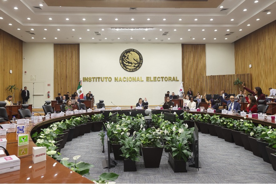 La consejera presidenta del INE, Guadalupe Taddei.