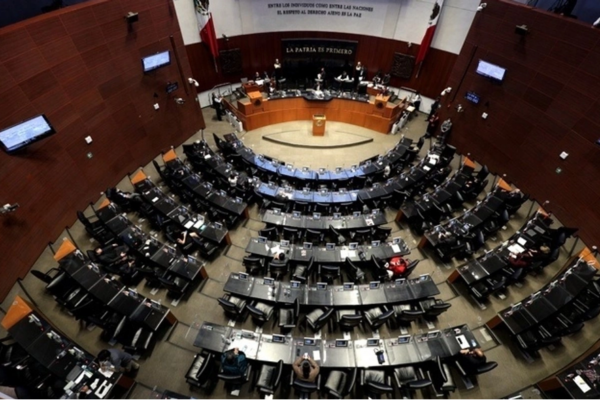 Sala de sesiones del Senado de la República.