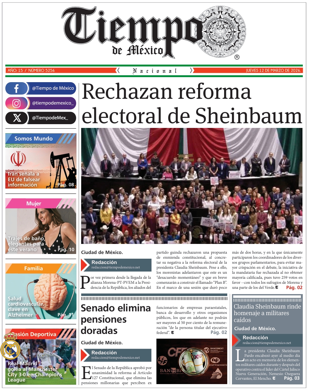 Edición 12 de Marzo 2026