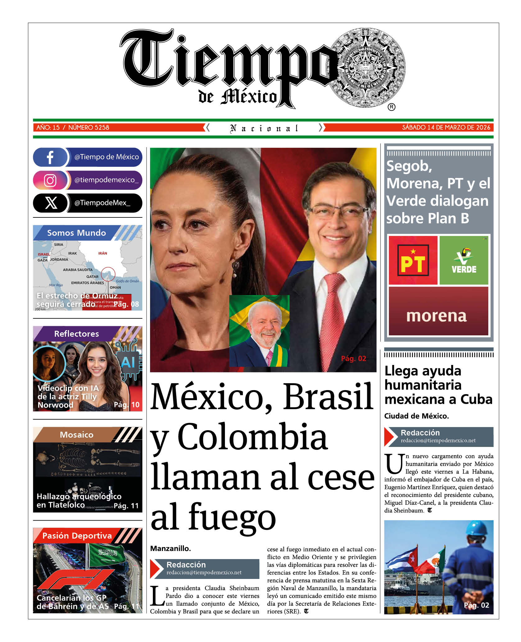 Edición 14 de Marzo 2026