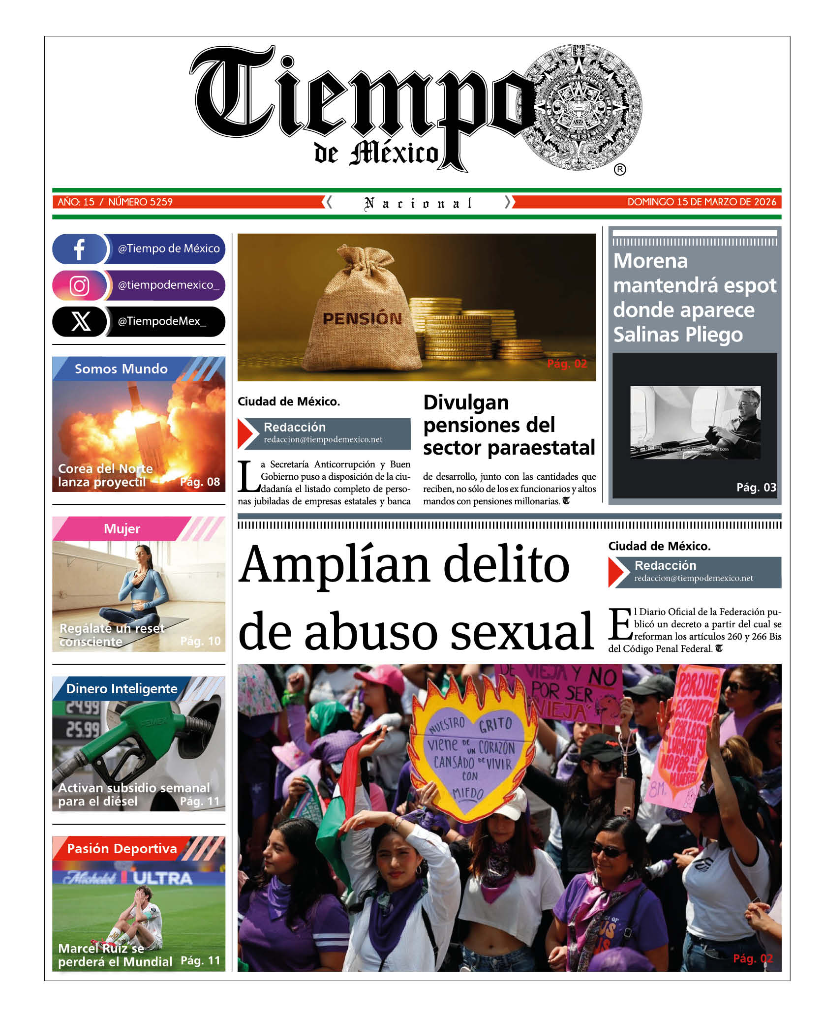 Edición 15 de Marzo 2026