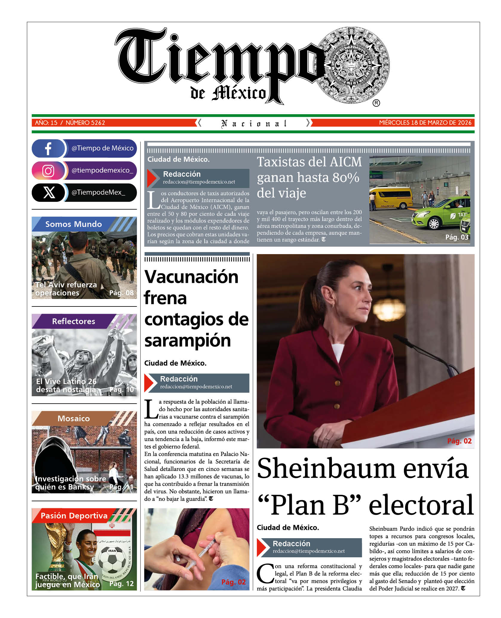 Edición 18 de Marzo 2026