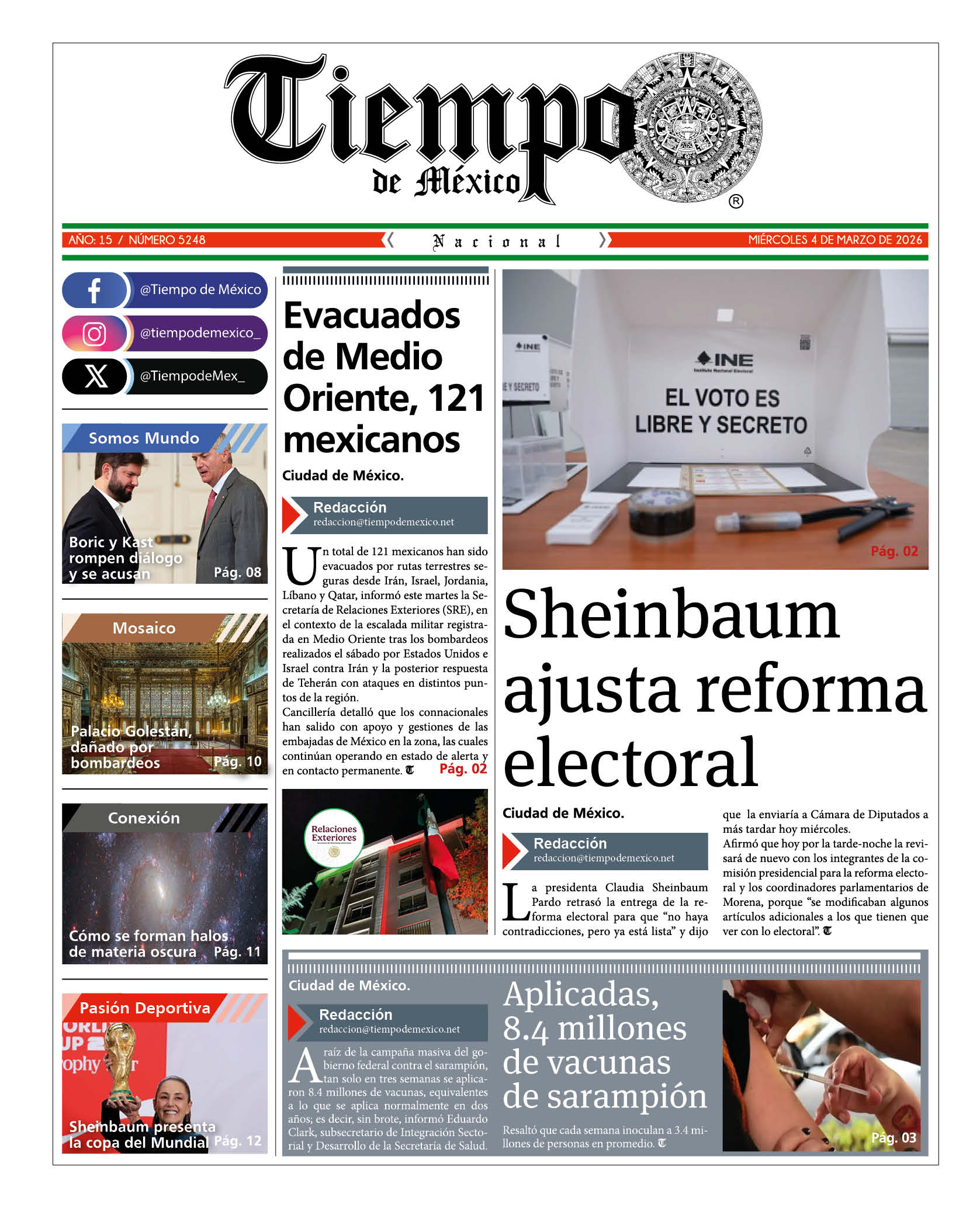 Edición 4 de Marzo 2026