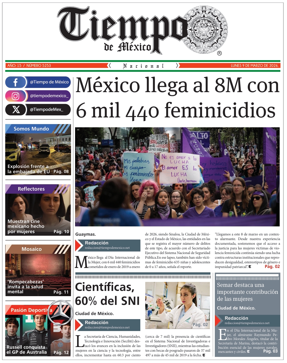 Edición 9 de Marzo 2026