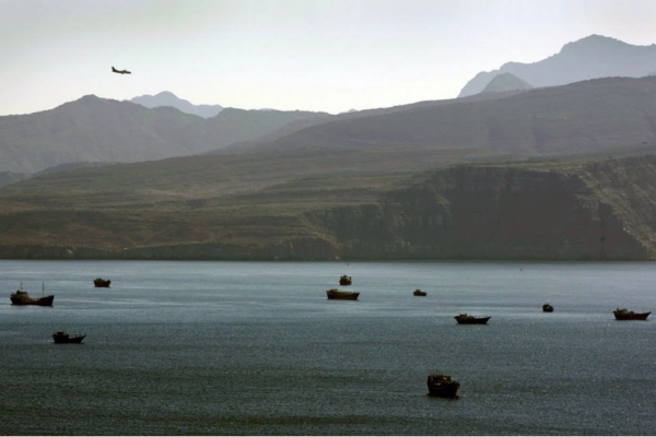 El estrecho de Ormuz es un punto clave para el comercio mundial de petróleo a la entrada del golfo Pérsico