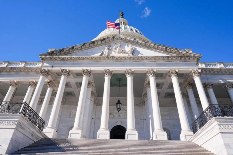 Fachada del Capitolio de Estados Unidos, en imagen de archivo.