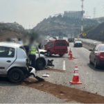 La Guardia Nacional resguarda la zona del accidente ocurrido sobre la autopista México-Toluca.