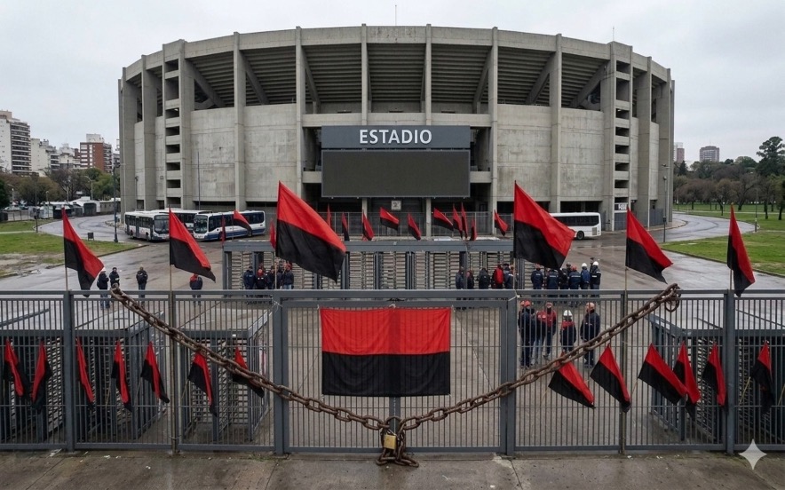 La suspensión del todos los encuentros correspondientes a la novena jornada del torneo argentino es una medida de fuerza a raíz de la investigación judicial por el supuesto fraude de más de 14 millones de dólares al que están sujetos dirigentes de la Asociación del Futbol Argentino (AFA), encabezada por Claudio Tapia.
