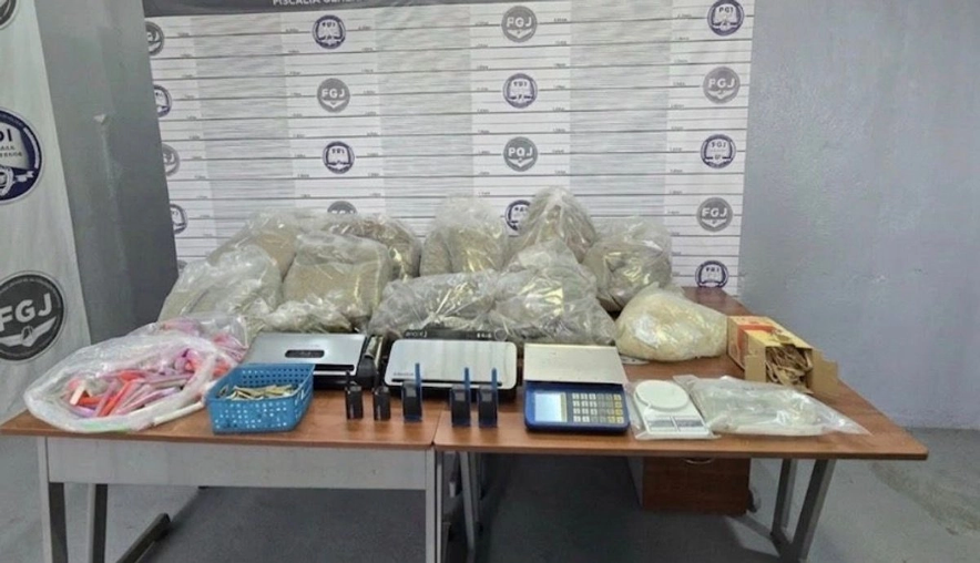 Droga asegurada durante el operativo. 