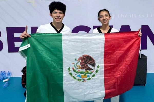 Los taekwondoines, Guillermo Cortés y Darah Ponce, lograron oro y plata en el Campeonato Mundial Juvenil en Tashkent, Uzbekistán.