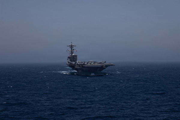 Esta fotografía de la Armada de los Estados Unidos, publicada el 7 de mayo de 2026 por la Oficina de Asuntos Públicos del Comando Central de los Estados Unidos.