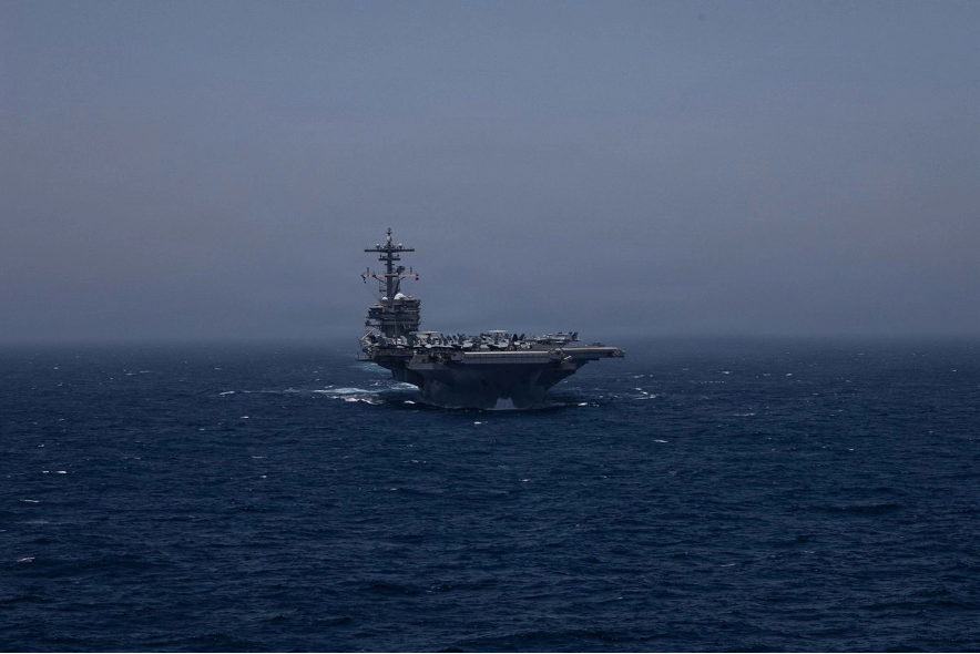 Esta fotografía de la Armada de los Estados Unidos, publicada el 7 de mayo de 2026 por la Oficina de Asuntos Públicos del Comando Central de los Estados Unidos.