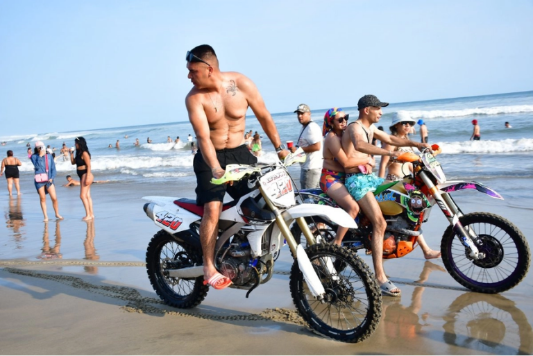 Autoridades indicaron que hasta el momento han arribado a Acapulco más de mil 260 motociclistas, cuando en años anteriores el registro superó la llegada de 4 mil motos.
