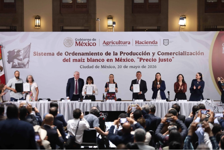 El mecanismo fue firmado con la presencia de Francisca Rosalba Jiménez Juárez, representante de los productores de Michoacán; Leonel Cota Montaño, subsecretario de Agricultura; Columba Jazmín López, secretaria de Agricultura; Claudia Sheinbaum, presidenta de México; Edgar Amador Zamora, secretario de Hacienda; María del Carmen Bonilla, subsecretaria de Hacienda; Andrea Marván Saltiel, comisionada Nacional Antimonopolio y Altagracia Gómez, titular Consejo Asesor Empresarial.