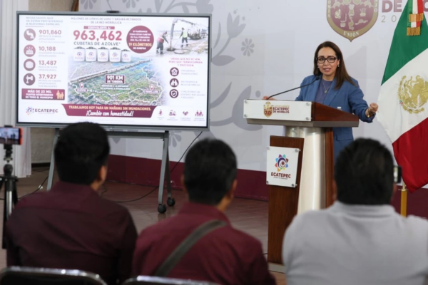 La alcaldesa Azucena Cisneros asegura que el municipio rehabilita cárcamos, calles y drenajes para enfrentar lluvias intensas.