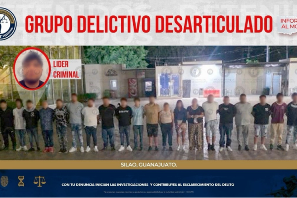 Fiscalías federal y estatal señalaron que el grupo enfrentará cargos por delincuencia organizada y delitos contra la salud.