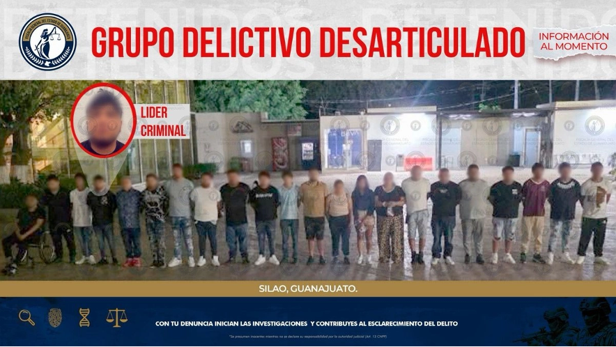 Fiscalías federal y estatal señalaron que el grupo enfrentará cargos por delincuencia organizada y delitos contra la salud.