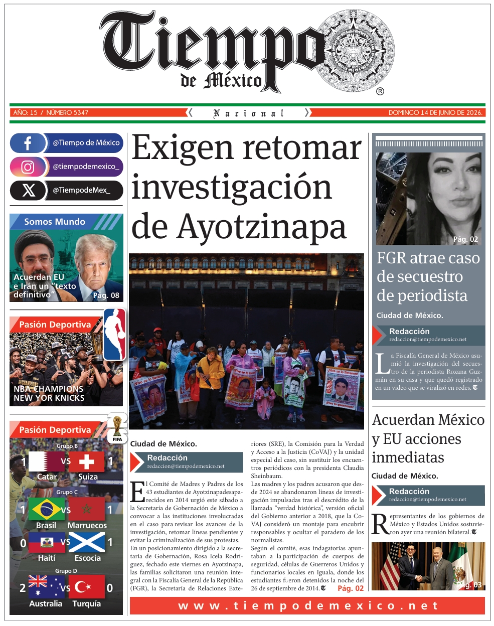 Edición 14 de Junio 2026