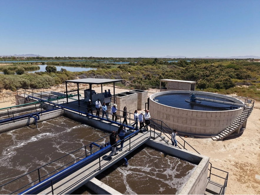 Autoridades de Sonora pusieron en marcha la planta de tratamiento en el municipio de Puerto Peñasco, la cual tendrá capacidad de procesar 40 litros por segundo.