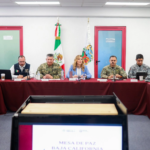 La gobernadora Marina del Pilar Ávila Olmeda calificó de mentira algún acuerdo con autoridades de Estados Unidos sobre su situación legal o migratoria.