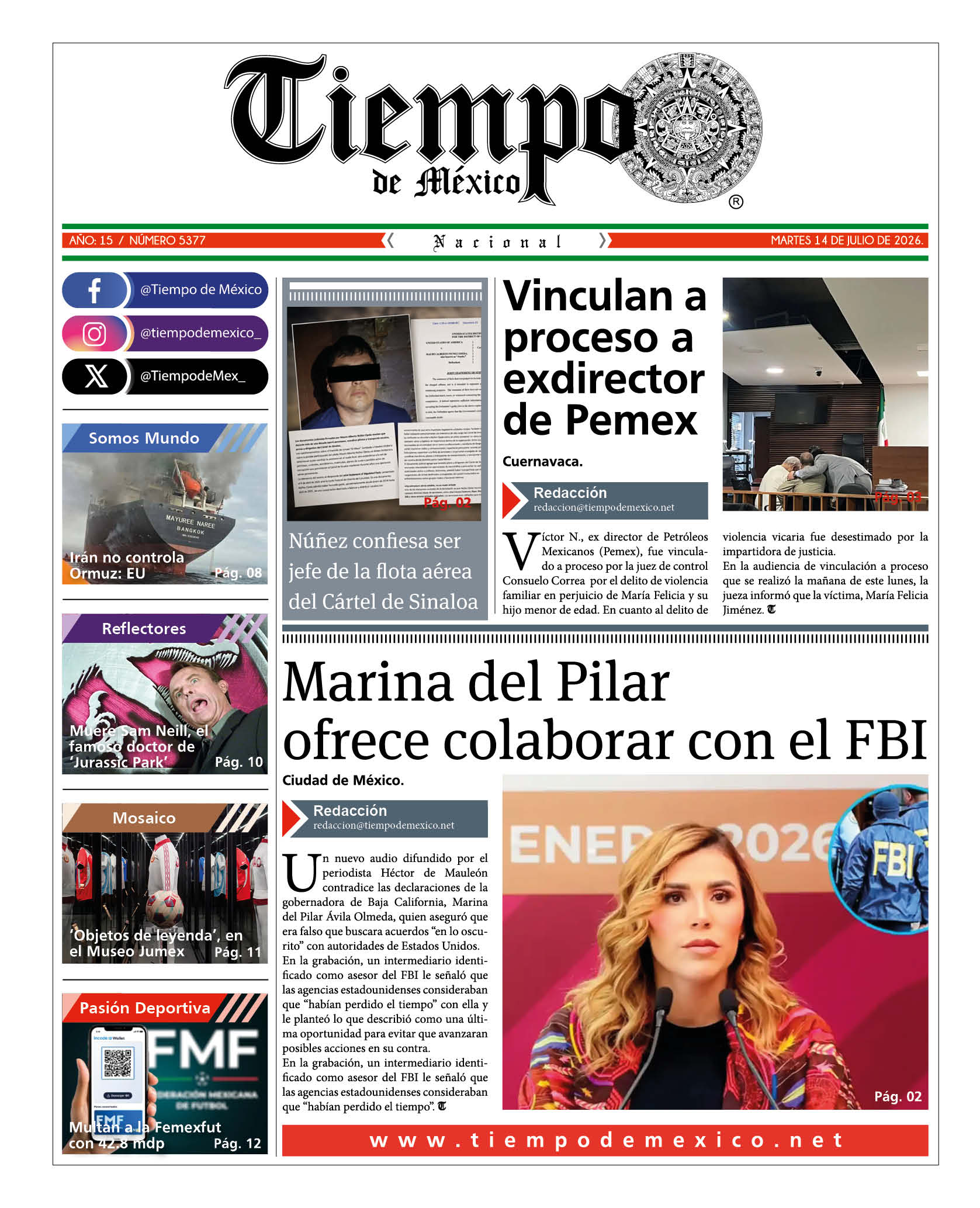 Edición 15 de Julio 2026