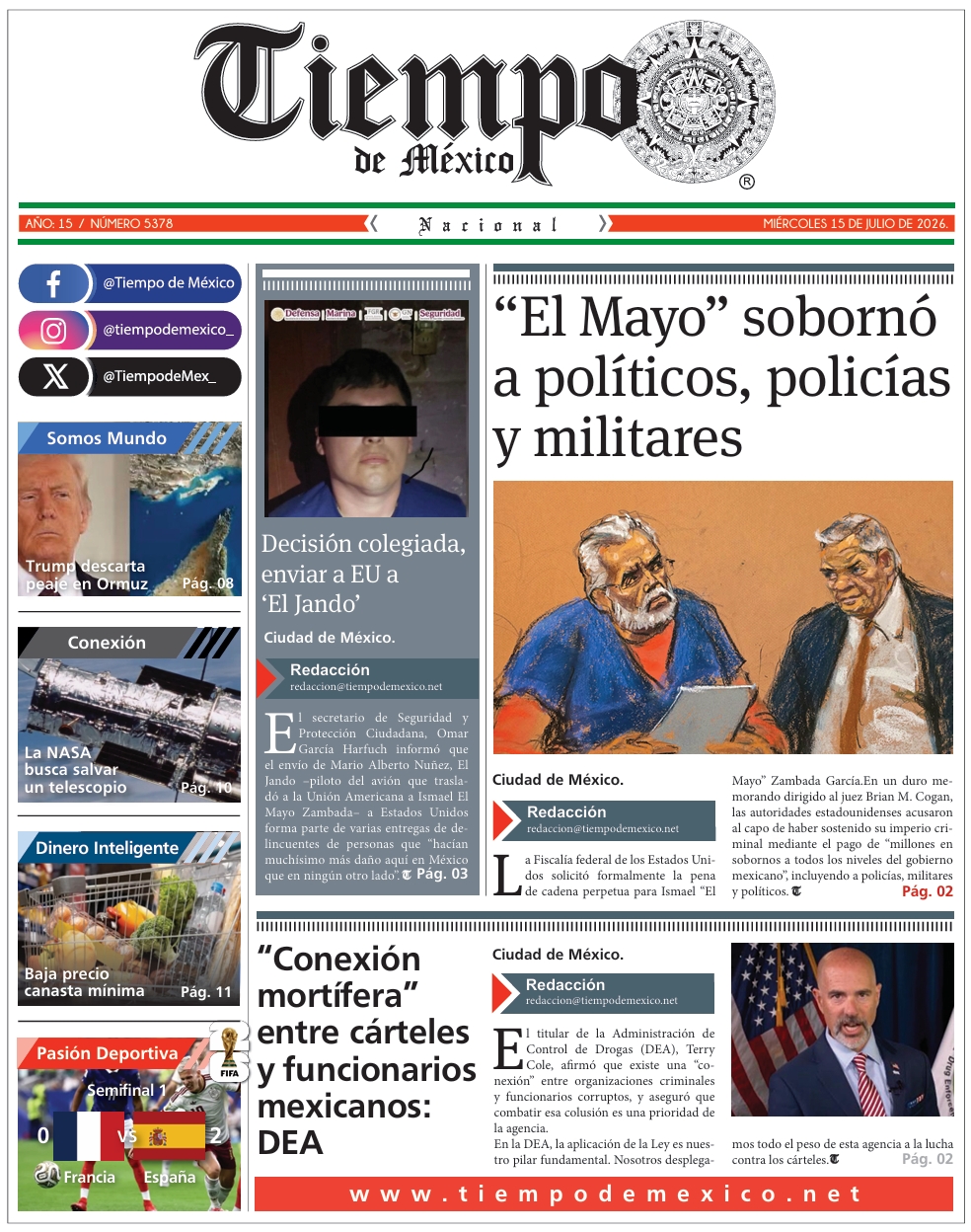 Edición 15 de Julio 2026