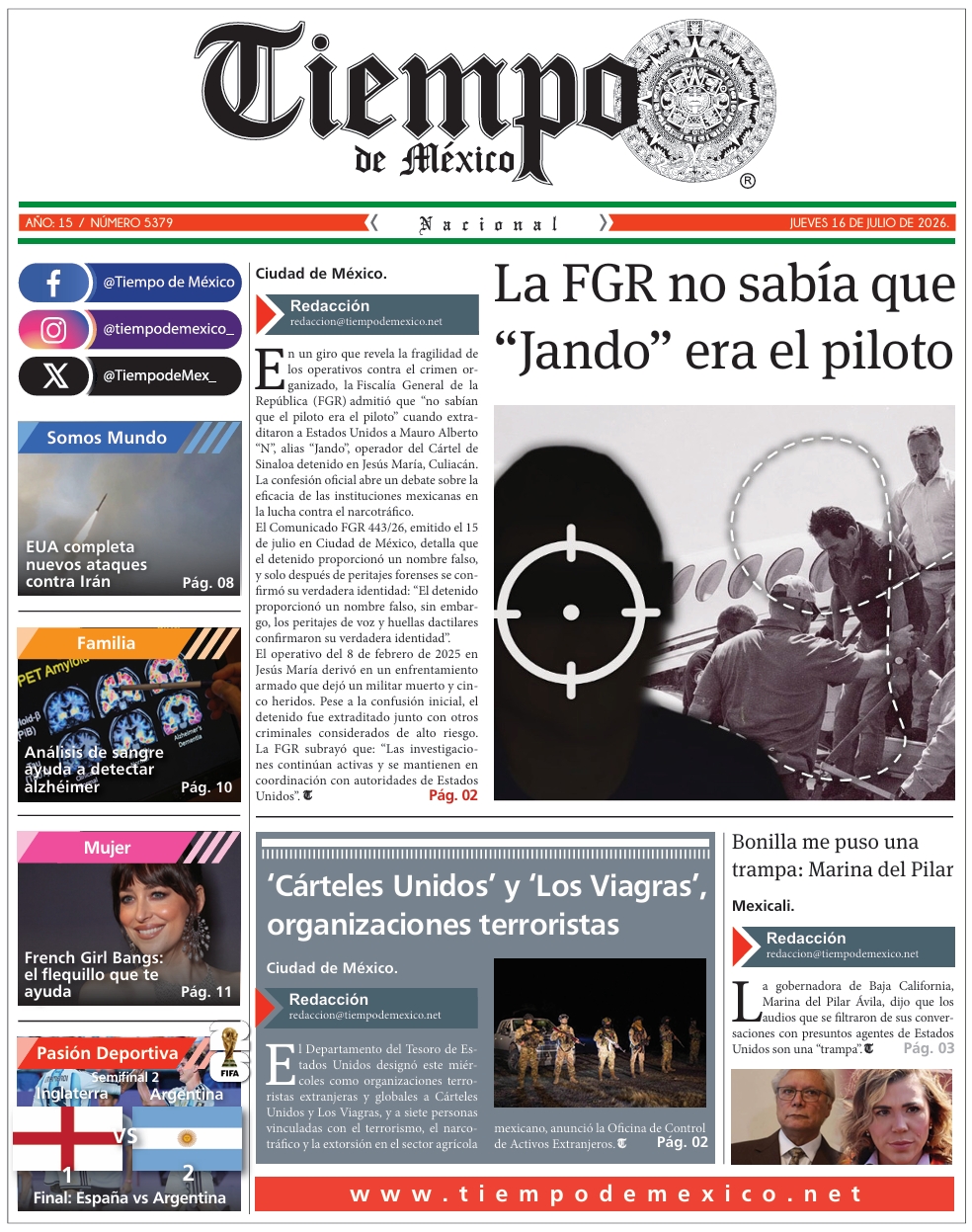 Edición 16 de Julio 2026