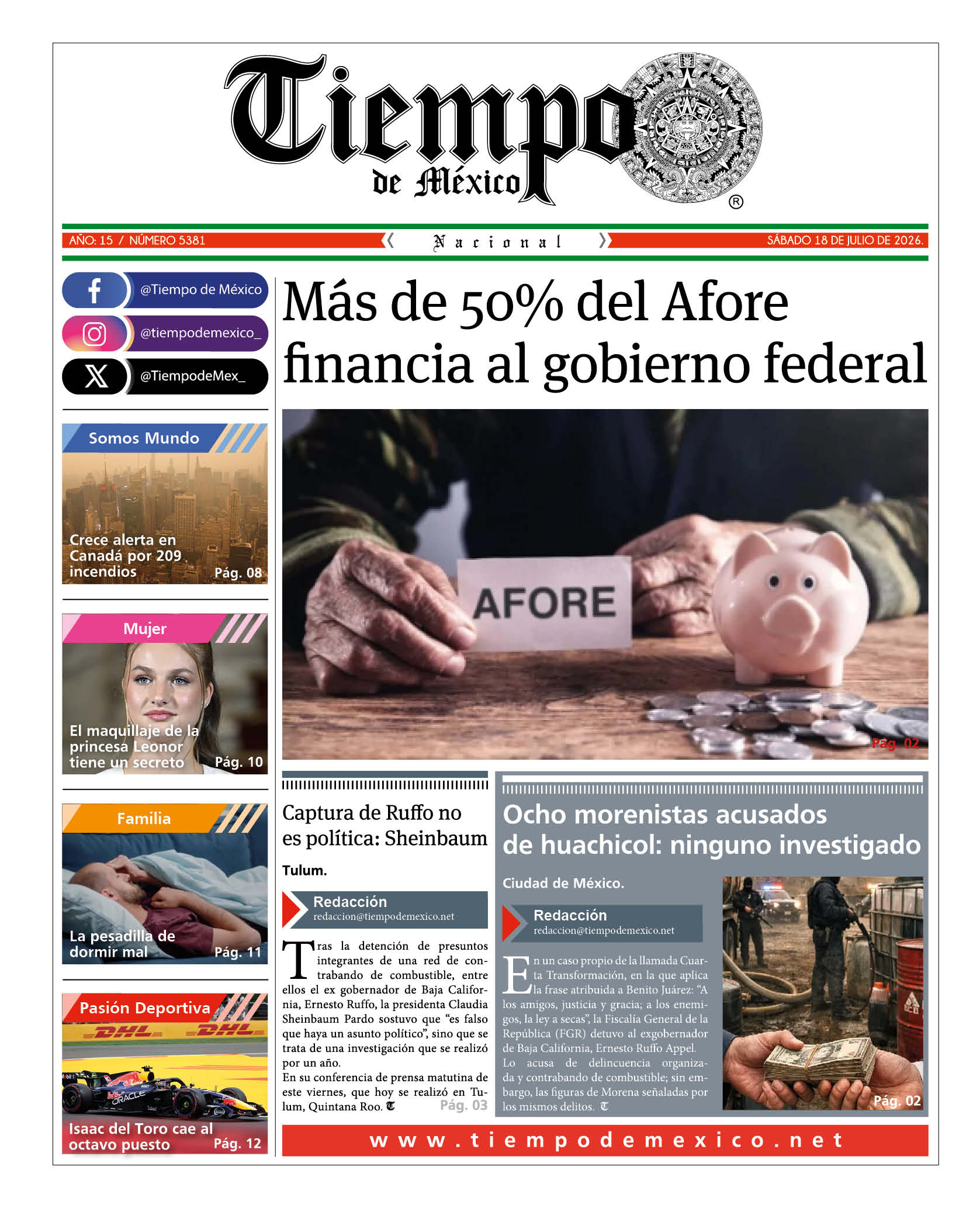 Edición 18 de Julio 2026