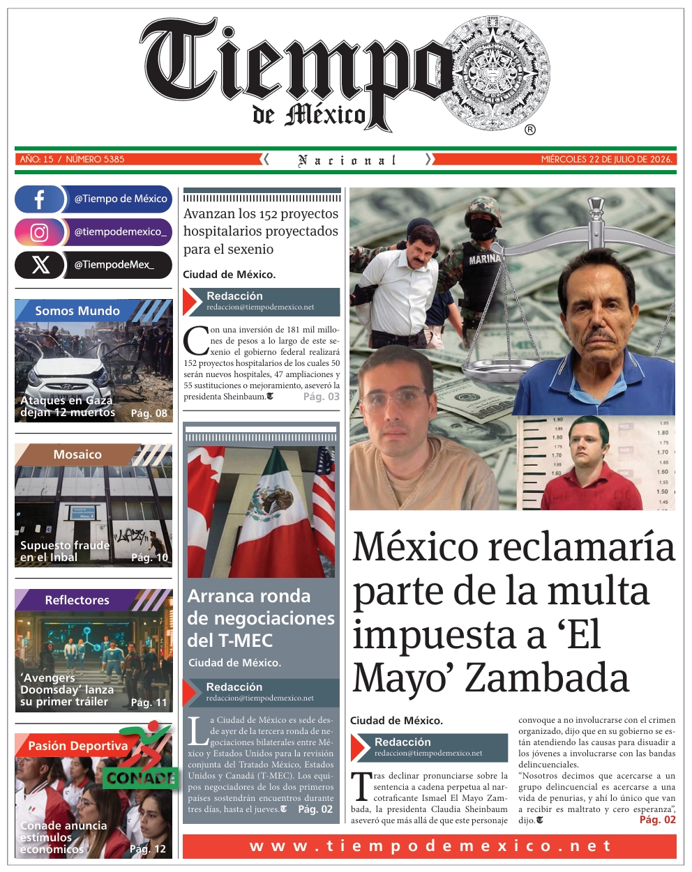 Edición 22 de Julio 2026