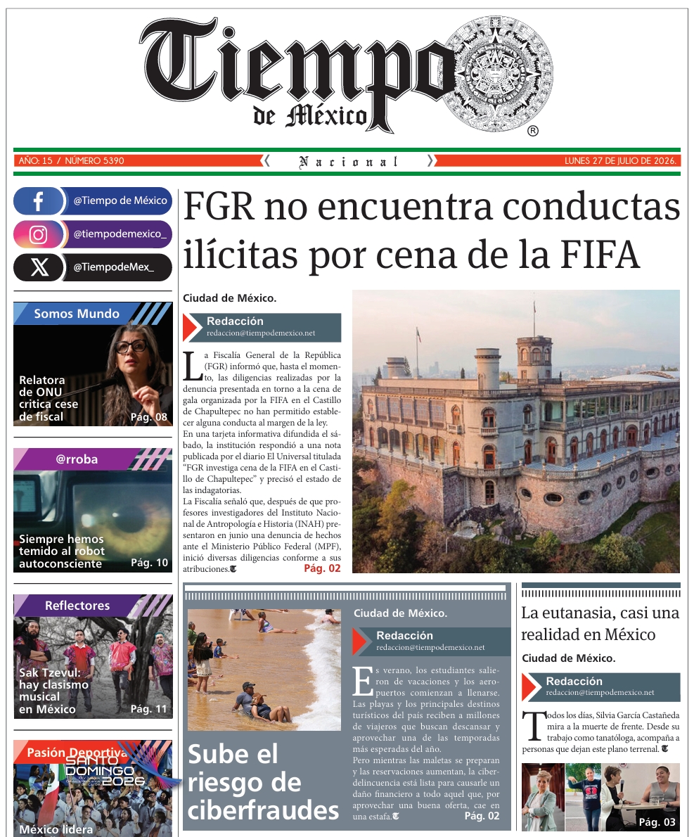 Edición 27 de Julio 2026