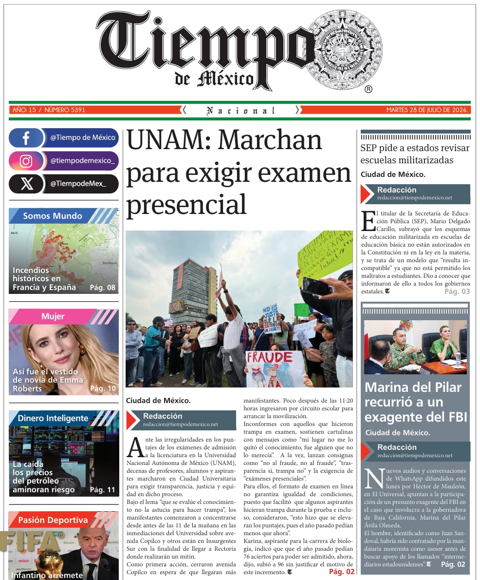 Edición 28 de Julio 2026