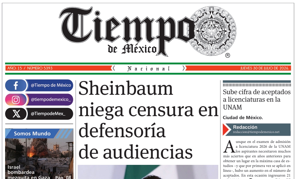 Edición 30 de Julio 2026