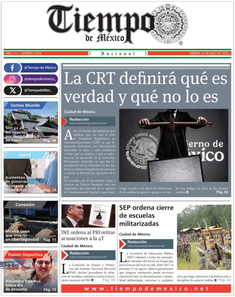Edición 31 de Julio 2026
