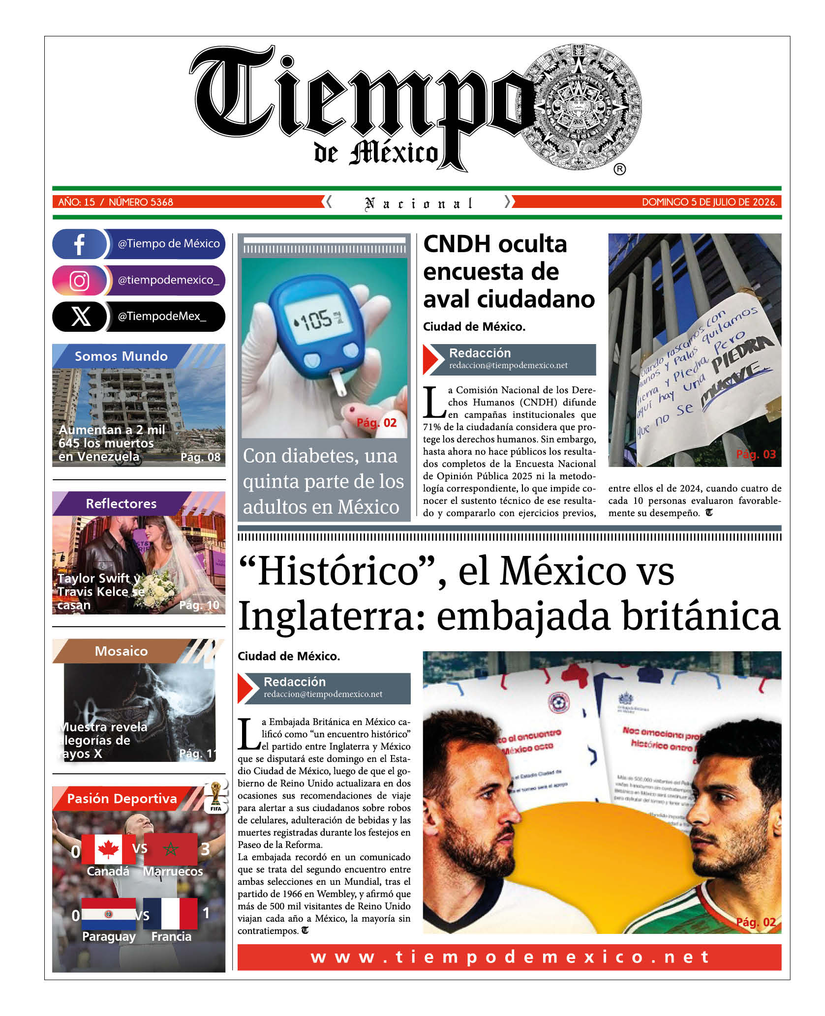 Edición 5 de Julio 2026