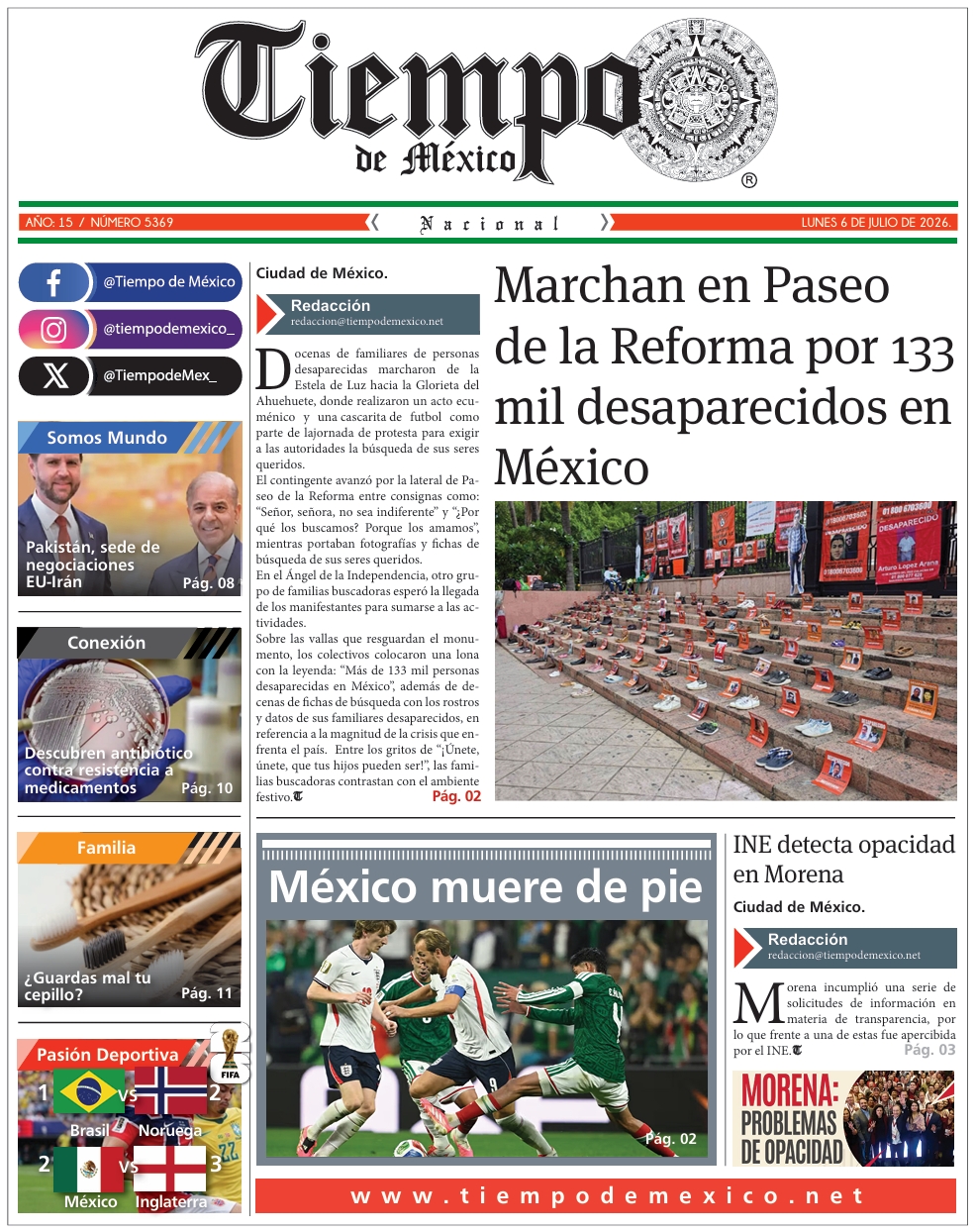 Edición 6 de Julio 2026