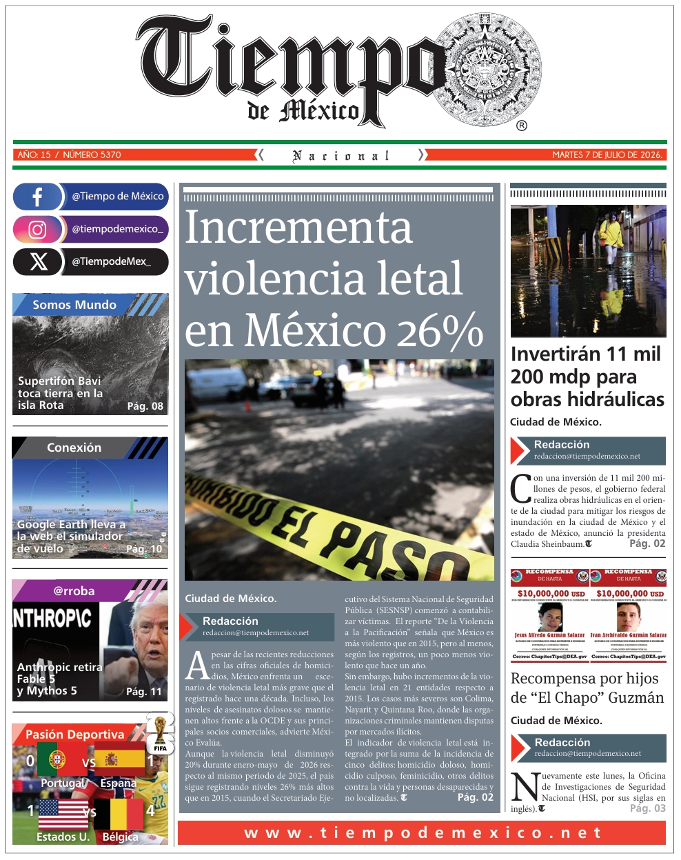 Edición 7 de Julio 2026