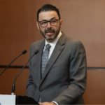 Aureliano Hernández Palacios Cardel, auditor Superior de la Federación, durante la Primer Entrega de Informes Individuales de la cuenta pública 2025 en la Cámara de Diputados.