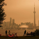 Calidad del aire en Toronto, Canadá, el 17 de julio de 2026