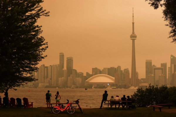 Calidad del aire en Toronto, Canadá, el 17 de julio de 2026