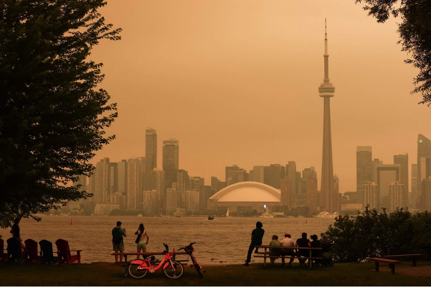 Calidad del aire en Toronto, Canadá, el 17 de julio de 2026