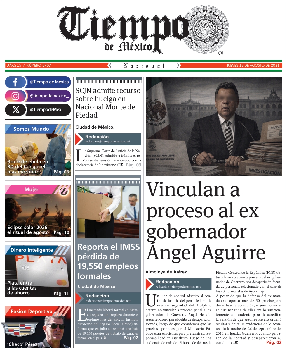 Edición 13 de Agosto 2026
