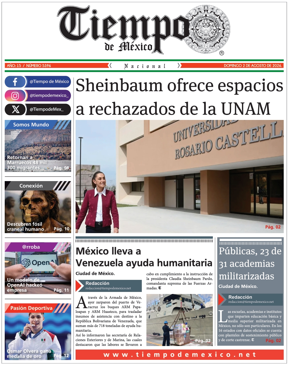 Edición 2 de Agosto 2026