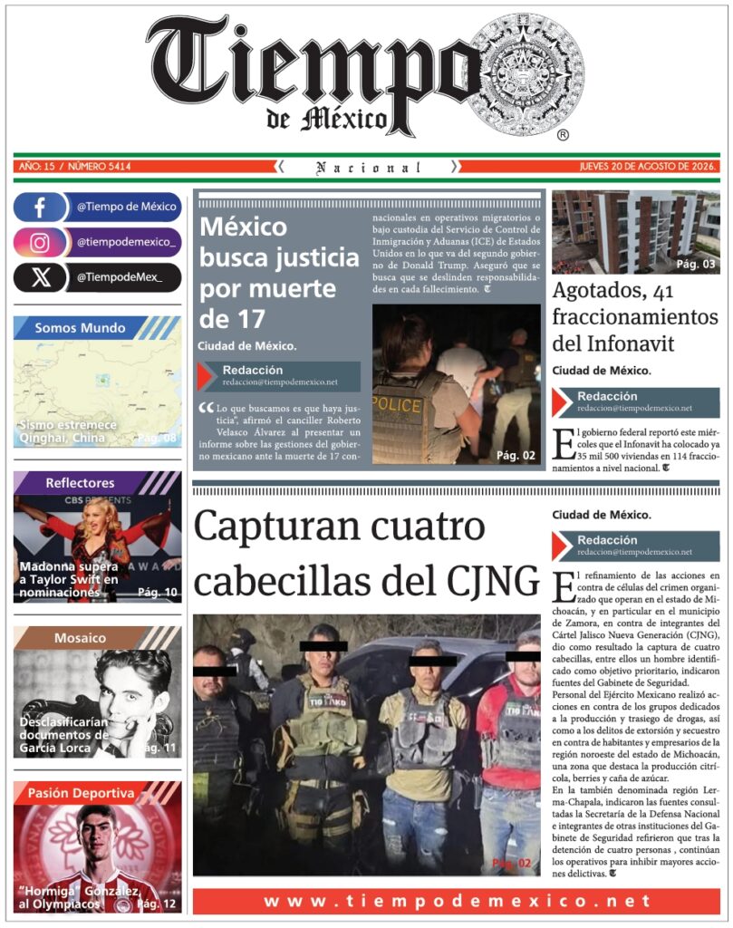 Edición 20 de Agosto 2026