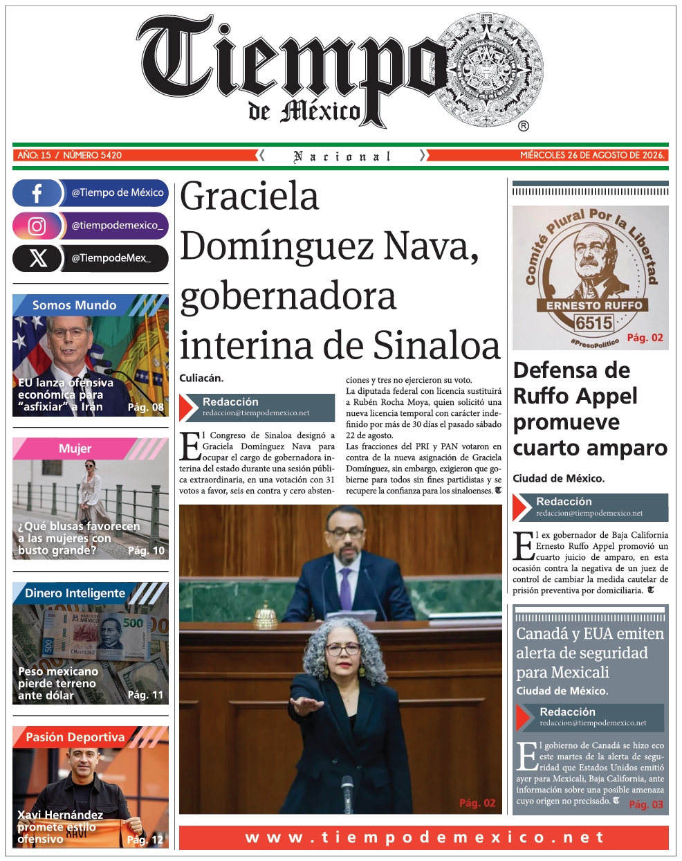 Edición 26 de Agosto 2026